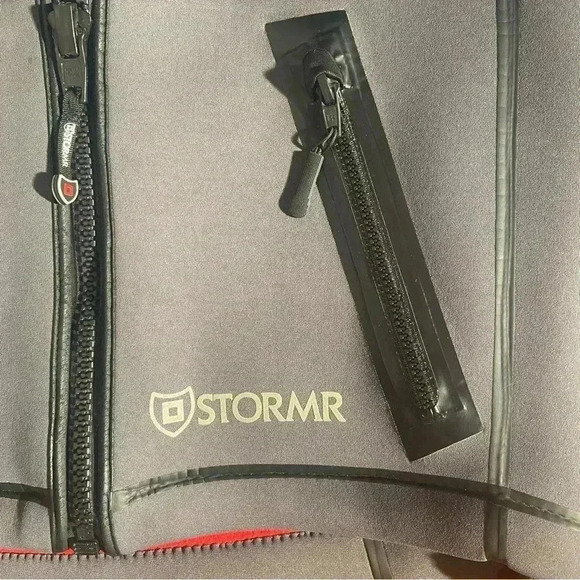 STORMR Men's Typhoon Neoprene Waterproof Windproof  Foul Weather Jacket Size S - Picture 8 of 9